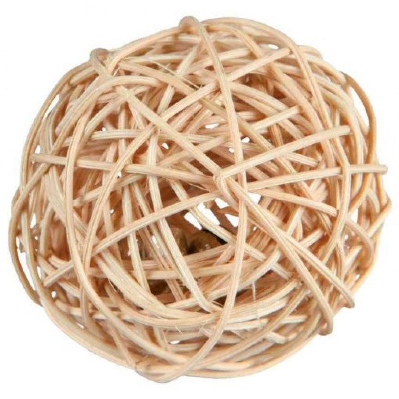 TRIXIE 61822 rágcsáló játék vessző csörgös labda kistetűnek 4 cm
