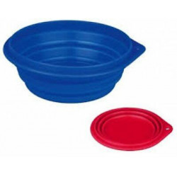 TRIXIE 25010 szilikon utazótál 0,25l / 11 cm Etető, itató kutya-macska TRIXIE