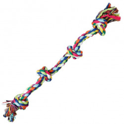 TRIXIE 3274 kutyajáték fogselyem 54 cm szines 4 csomós Fogápolás, szájhigiénia kutya-macska TRIXIE