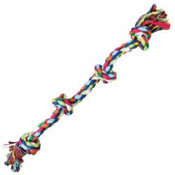 TRIXIE 3274 kutyajáték fogselyem 54 cm szines 4 csomós Fogápolás, szájhigiénia kutya-macska TRIXIE