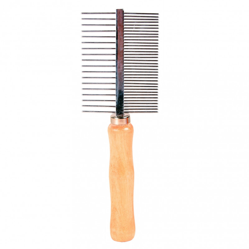TRIXIE 2396 fésű dupla fanyelű 17 cm