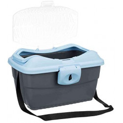 TRIXIE 39802 száll.box (40x30x22) Mini Capri dark grey/light blue Szállítóeszközök kutya-macska TRIXIE