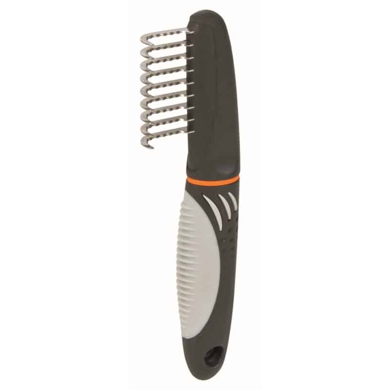 TRIXIE 24161 fésű filcbontó 18 cm rövid szőrzethez oldalas hajl.