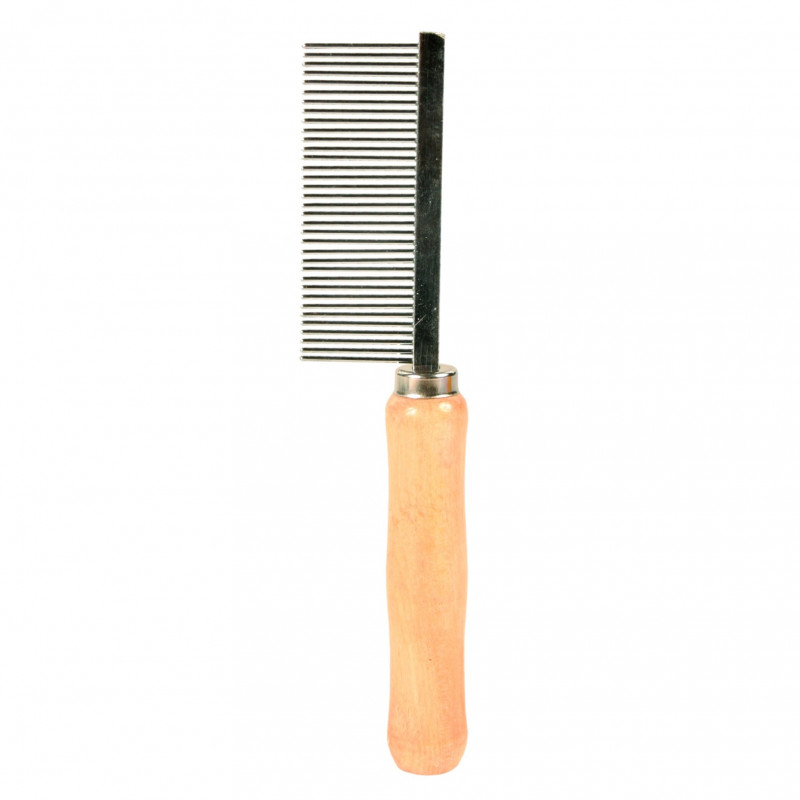 TRIXIE 2391 fésű 18 cm sűrű fa nyelű minden szőrzethez