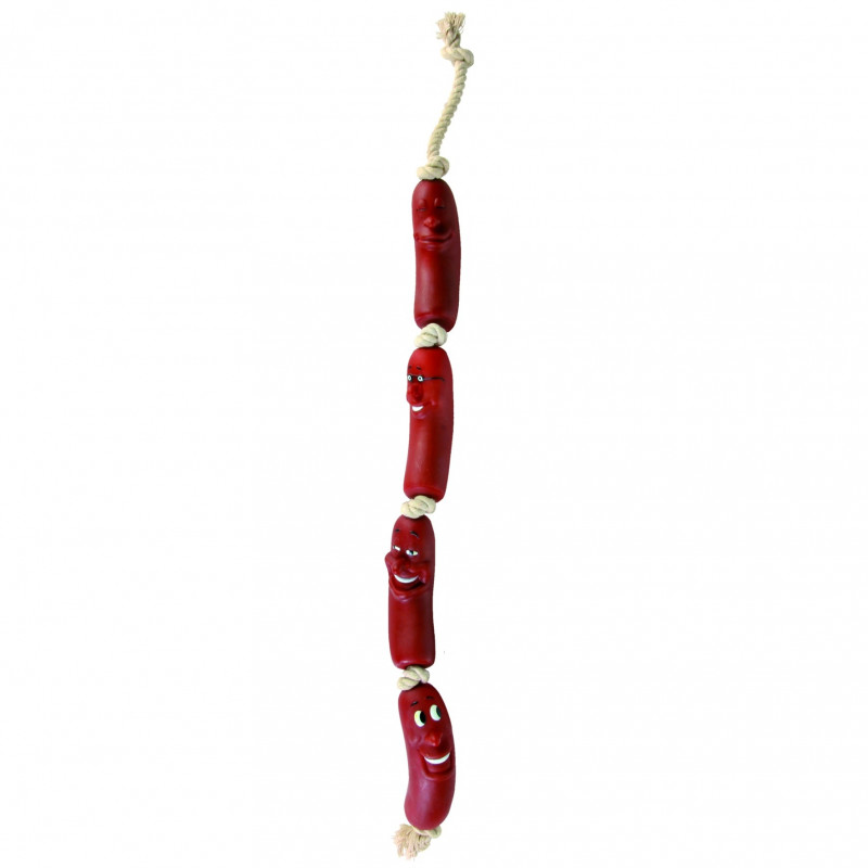 TRIXIE 3252 kuyajáték kolbászfüzér  75 cm