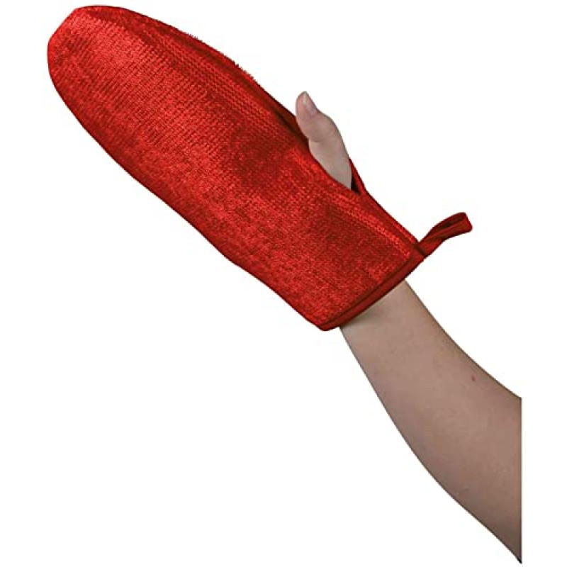TRIXIE 2328 szőrgyűjtős kesztyű piros 25 cm