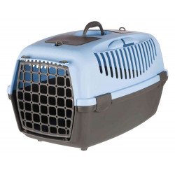 TRIXIE 39832 szállíto box Capri 3 61x40x38 dark grey/pastel blue Kutya kutya-macska TRIXIE