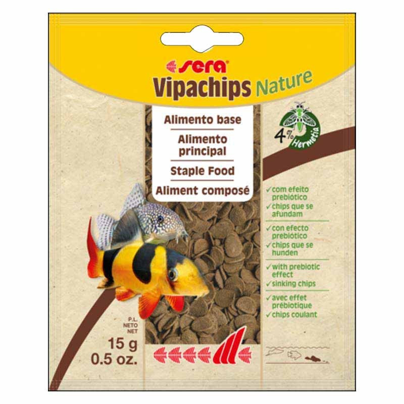 SERA vipachips Nature 15 g zacskós
