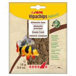 SERA vipachips Nature 15 g zacskós Díszhaltáp Akvarisztika SERA