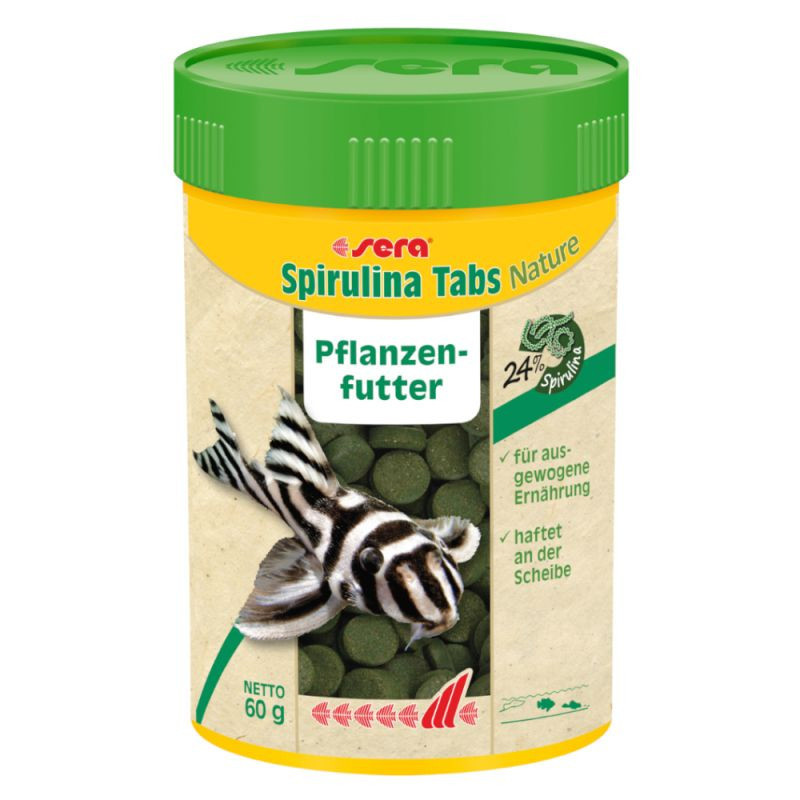 SERA Spirulina Tabs Nature 24 tabletta