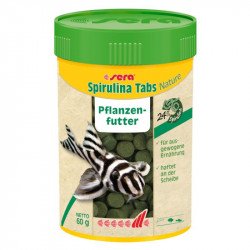 SERA Spirulina Tabs Nature 24 tabletta Díszhaltáp Akvarisztika SERA