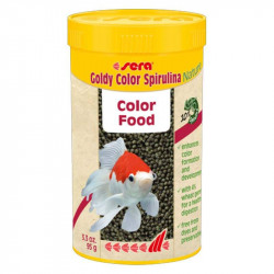 SERA Goldy color spirulina Nature 250 ml Díszhaltáp Akvarisztika SERA