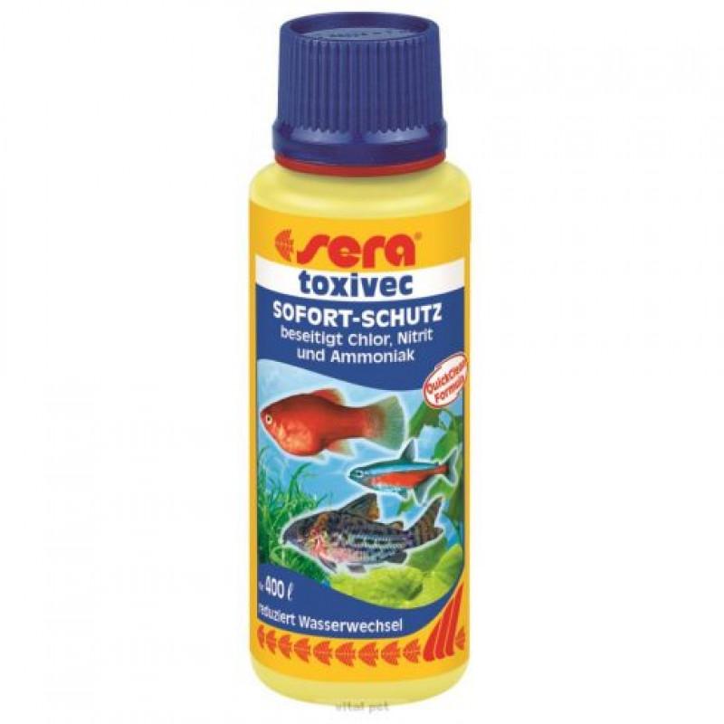 SERA Toxivec 100 ml (NO2-, NO3-, algacsökkentő, pH, kH stabiliz.)