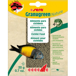 SERA granugreen Nature 20 g zacskós Díszhaltáp Akvarisztika SERA