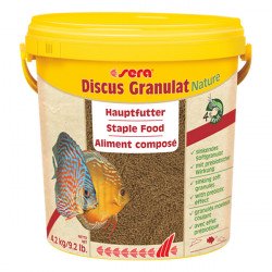 SERA Discus granulat Nature 10 l / 4,2 kg Díszhaltáp Akvarisztika SERA