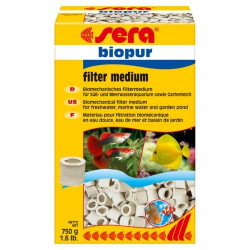 SERA Biopur 750 g szűrőközeg külső és belső szűrőkhöz édes és sós vízben Felszerelés Akvarisztika SERA