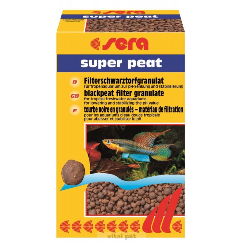 SERA feketetőzeg granulátum 500 g
