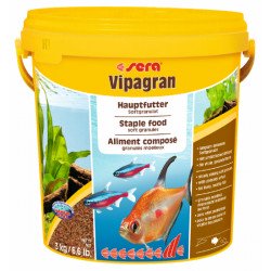 SERA Vipagran Nature 10 l / 3 kg Díszhaltáp Akvarisztika SERA