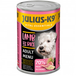 JULIUS K-9 DOG 400 g konzerv Lamb Konzerv, nedves táp kutya-macska Julius K-9
