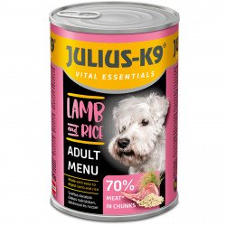 JULIUS K-9 DOG 400 g konzerv Lamb Konzerv, nedves táp kutya-macska Julius K-9