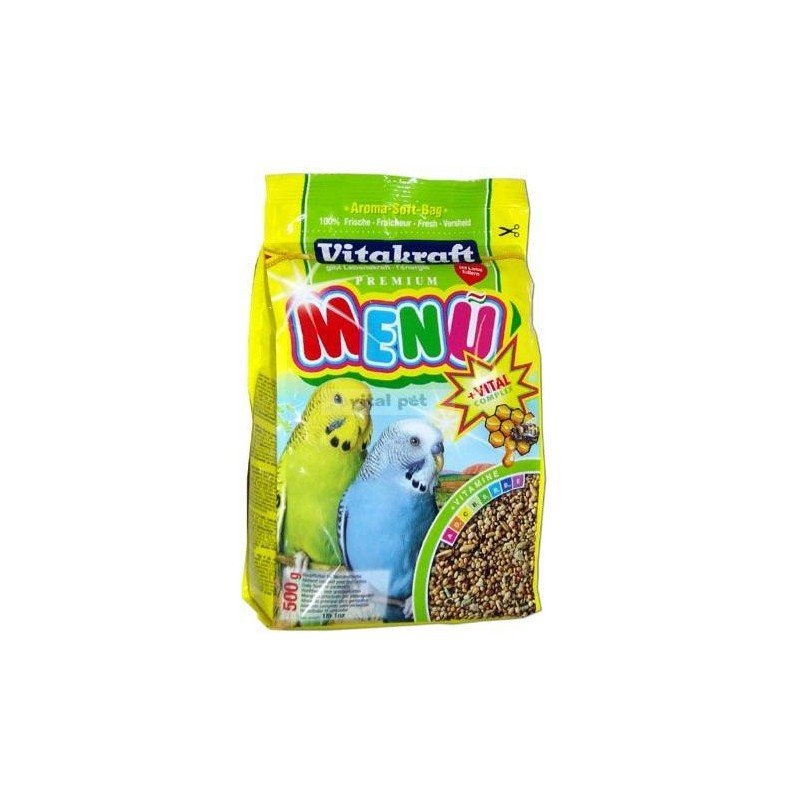 Vitakraft Premium-menü 1 kg hullámos mézes+vitaminos