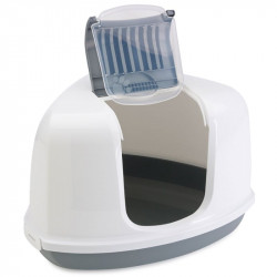 SAVIC 2003SZ Nestor Corner sarok wc 56x39x38,5cm szürke-fehér Alomtálca és kellékek kutya-macska Savic