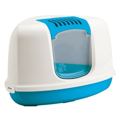 SAVIC 2003K Nestor Corner sarok wc 56x39x38,5cm kék-fehér Alomtálca és kellékek kutya-macska Savic