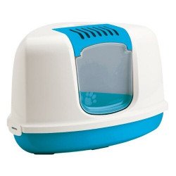 SAVIC 2003K Nestor Corner sarok wc 56x39x38,5cm kék-fehér Alomtálca és kellékek kutya-macska Savic