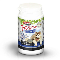 Panzi Fit Active Fit-a-Skin vitamin 60 db-os bőr- szőr reg. algáva Kutyavitamin kutya-macska Panzi