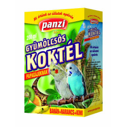 Panzi gyümölcsös koktél 200 ml papagájoknak Főeleség Madár Panzi