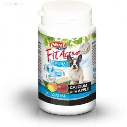 Panzi Fit Active Fit-a-Calcium Plus vitamin 60 db-os kölyök kutyák Kutyavitamin kutya-macska Panzi