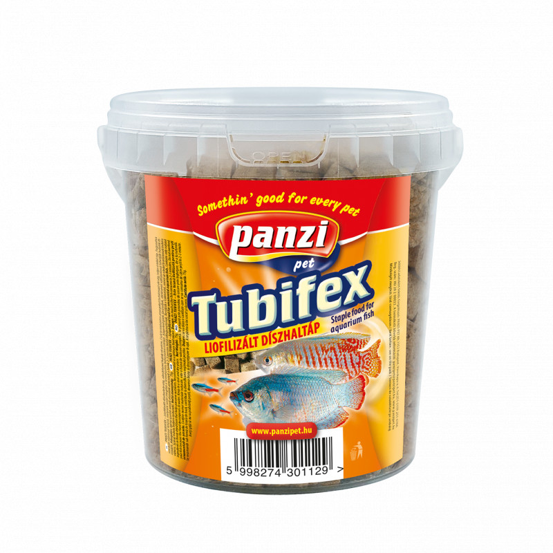 Panzi vödrös táp tubifex vödrös