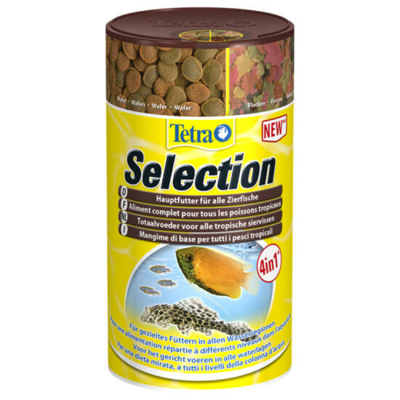 Tetra Min Selection 100 ml 4in1 flakes/crisps/granulat/wafer