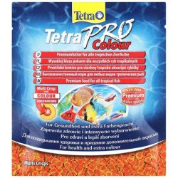 Tetra Pro Colour 12 g Multi-crips színerősítő  (zacskós) Díszhaltáp Akvarisztika Tetra