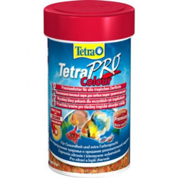 Tetra Pro Colour 100 ml prém. színerősítő Multi-crips Díszhaltáp Akvarisztika Tetra