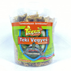 TRÓPUS teki-hami vegyes 1000 ml (vödrös) 130 g Hüllő, teknős Terrarisztika Trópus