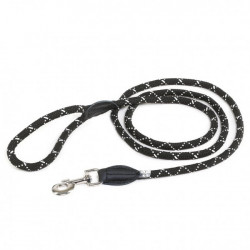 2012R-IDC IDC® Retriverpóráz 12 mmx1,2 m-kerek fekete-fluoresz Kutya kutya-macska JULIUS-K9