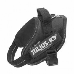 16IDC-P-0 IDC® Powerhám, felirattal, méret 0 fekete M 58-76 cm/14-25kg Kutya kutya-macska JULIUS-K9