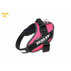 16IDC-DPN-MM IDC® Powerhám, felirattal, Mini-Mini sötét pink XS 40-53 cm/4-7kg Kutya kutya-macska JULIUS-K9