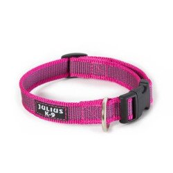 100HA-K-PN-15-P Color&Gray nyakörv biztonsági záras fényvisszaverős 4cm pink-szürke bliszteres Kutya kutya-macska JULIUS-K9