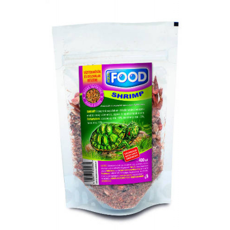 AQUA-FOOD 400 ml szárított talpastasakos shrimp