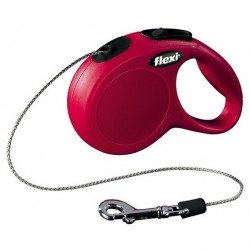 Flexi new zsinóros 3 m classic XS 8 kg piros Kutya kutya-macska Flexi