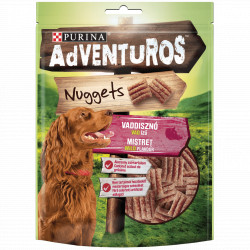 Adventuros Nuggets vaddisznó és vad ízű 90 g Kutya kutya-macska Adventuros