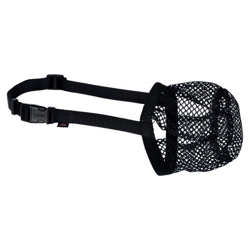 TRIXIE 17596 poliészter evésgátló szájkosár XL fekete 22-56 cm