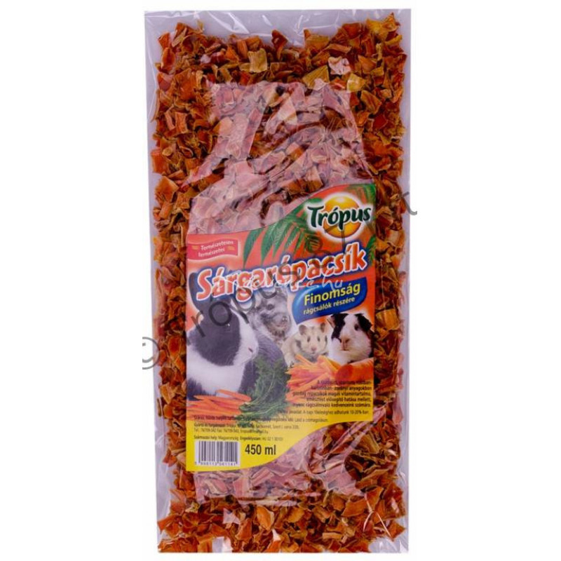 TRÓPUS rágcsáló finomság - Sárgarépa 450 ml 661109