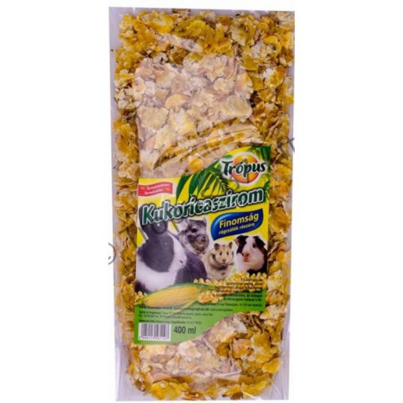 TRÓPUS rágcsáló finomság - Kukoricaszirom 400 ml 661107