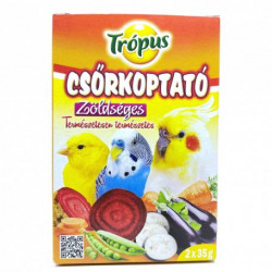 TRÓPUS csőrkoptató ízesített 2 db-os zöldséges 641108 Csőrkoptató Madár Trópus