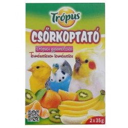 TRÓPUS csőrkoptató ízesített 2 db-os trópusi gyümölcsös 641106 Csőrkoptató Madár Trópus