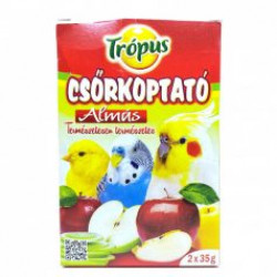 TRÓPUS csőrkoptató ízesített 2 db-os almás 641104 Csőrkoptató Madár Trópus