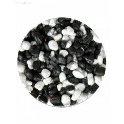 HF 2,5 kg Talaj-Mix 1. 8-12 mm fekete-fehér Talajok, aljzatok Akvarisztika HF